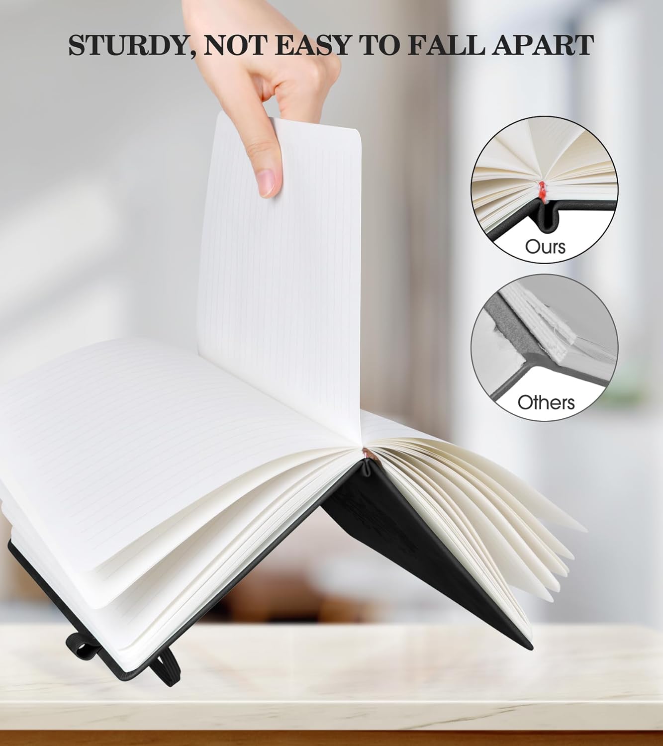 Journal Notebook, Hardcover Leather Journals for Writing, Writing Journal, College Notebook -5.75''X8.38'' (200 Pages-A5) Journal Notebook, Hardcover Leather Journals for Writing, Writing Journal, College Notebook -5.75''X8.38'' (200 Pages-A5)